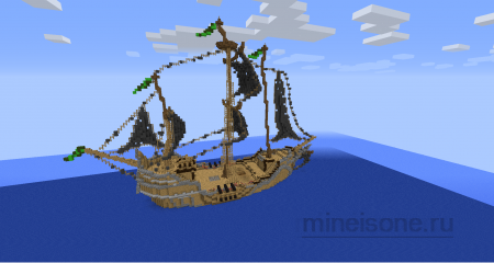 Карта пиратского корабля майнкрафт