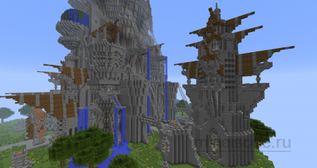 Zephyrus-летающий остров Minecraft