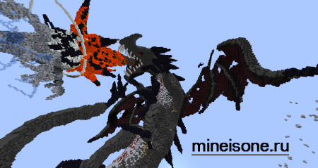 Апокалипсис драконов - карта Minecraft