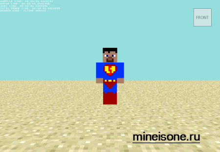 Скин minecraft Супермен Стив