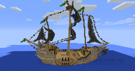 Карта пиратского корабля майнкрафт
