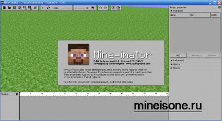 Mine-imator – создание анимации в minecraft