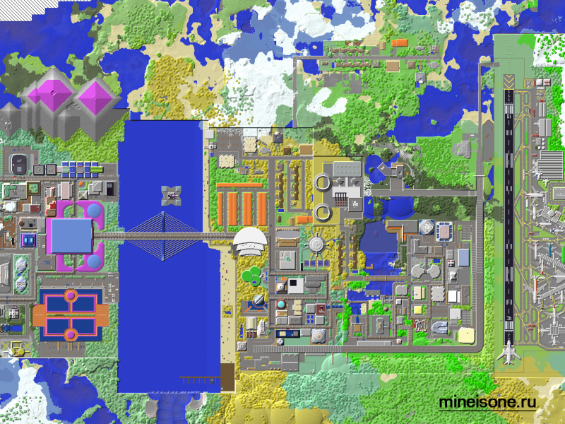 карты для minecraft карти мегаполис