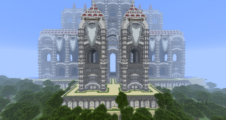 The Dawn of Helios-красивый замок Minecraft