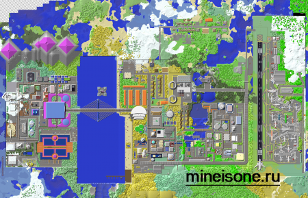 Vecter City – крупный город Minecraft