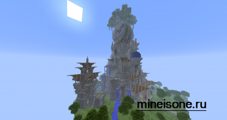 Zephyrus-летающий остров Minecraft