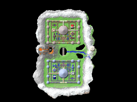 Карта с крепостями Minecraft