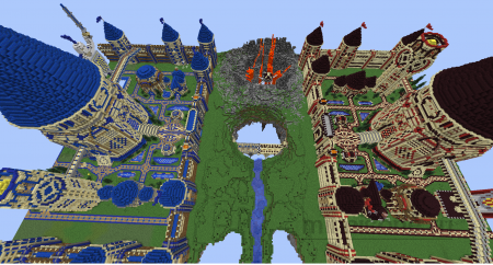 Карта с крепостями Minecraft