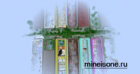 Карта паркура для Minecraft