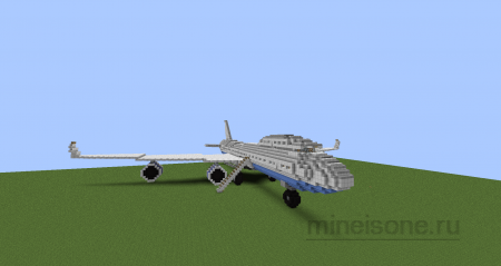 Карта большого самолета Minecraft