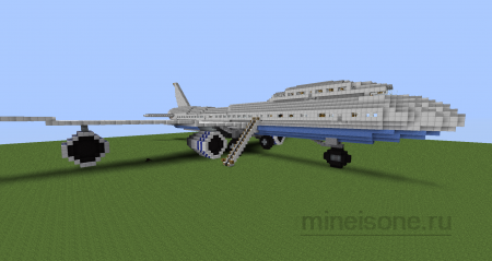 Карта большого самолета Minecraft