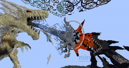 Апокалипсис драконов - карта Minecraft