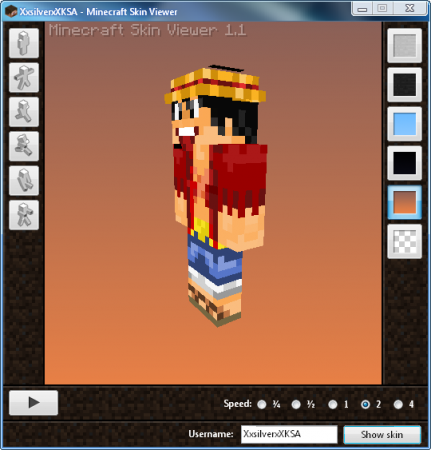 Minecraft Skin Viewer 1.1 – поиск скинов