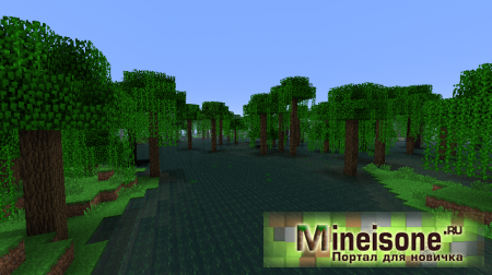Улучшенная генерация леса в Minecraft