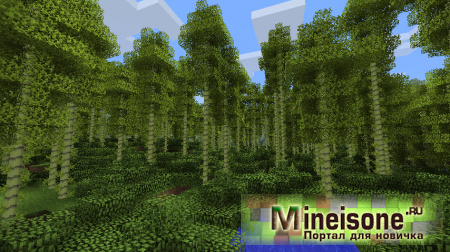 Бамбуковый лес в игре Minecraft