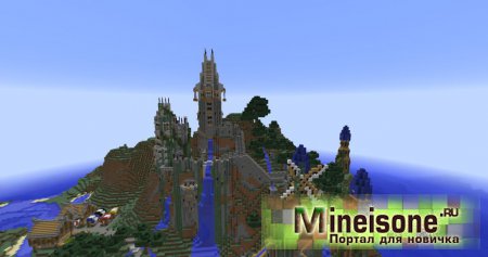 Небольшой замок для Minecraft