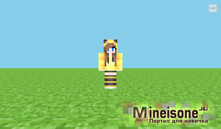 Скин Девушка пчелка Minecraft
