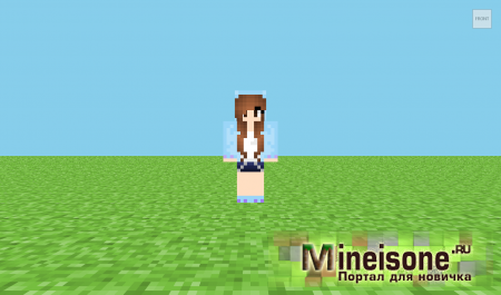 Скин Обворожительная девушка Minecraft