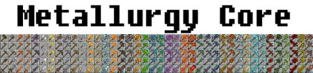 Мод Metallurgy Core для Minecraft – библиотека для металлургии