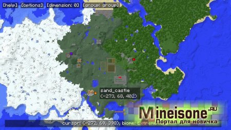 Полноценная карта из мода MapWriter 2